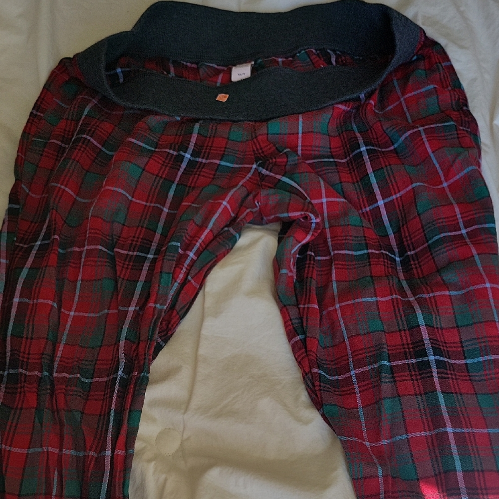Victoria's Secret Red and Green Plaid Pants